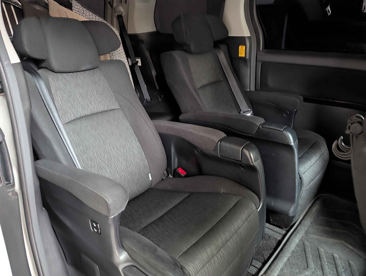 Toyota Alphard interior reference for premium MPV comfort