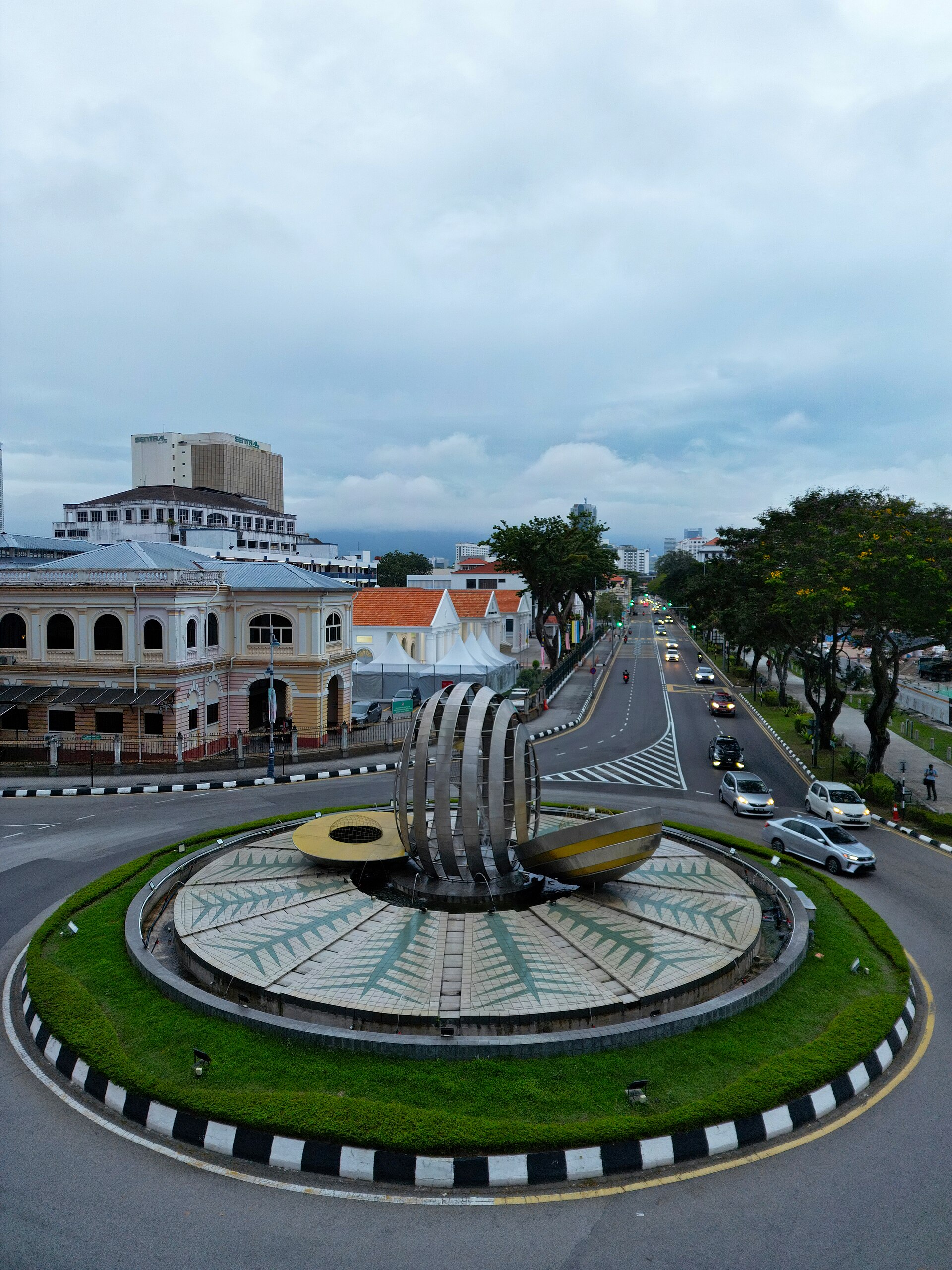 George Town Penang heritage street for hotel transfer arrival