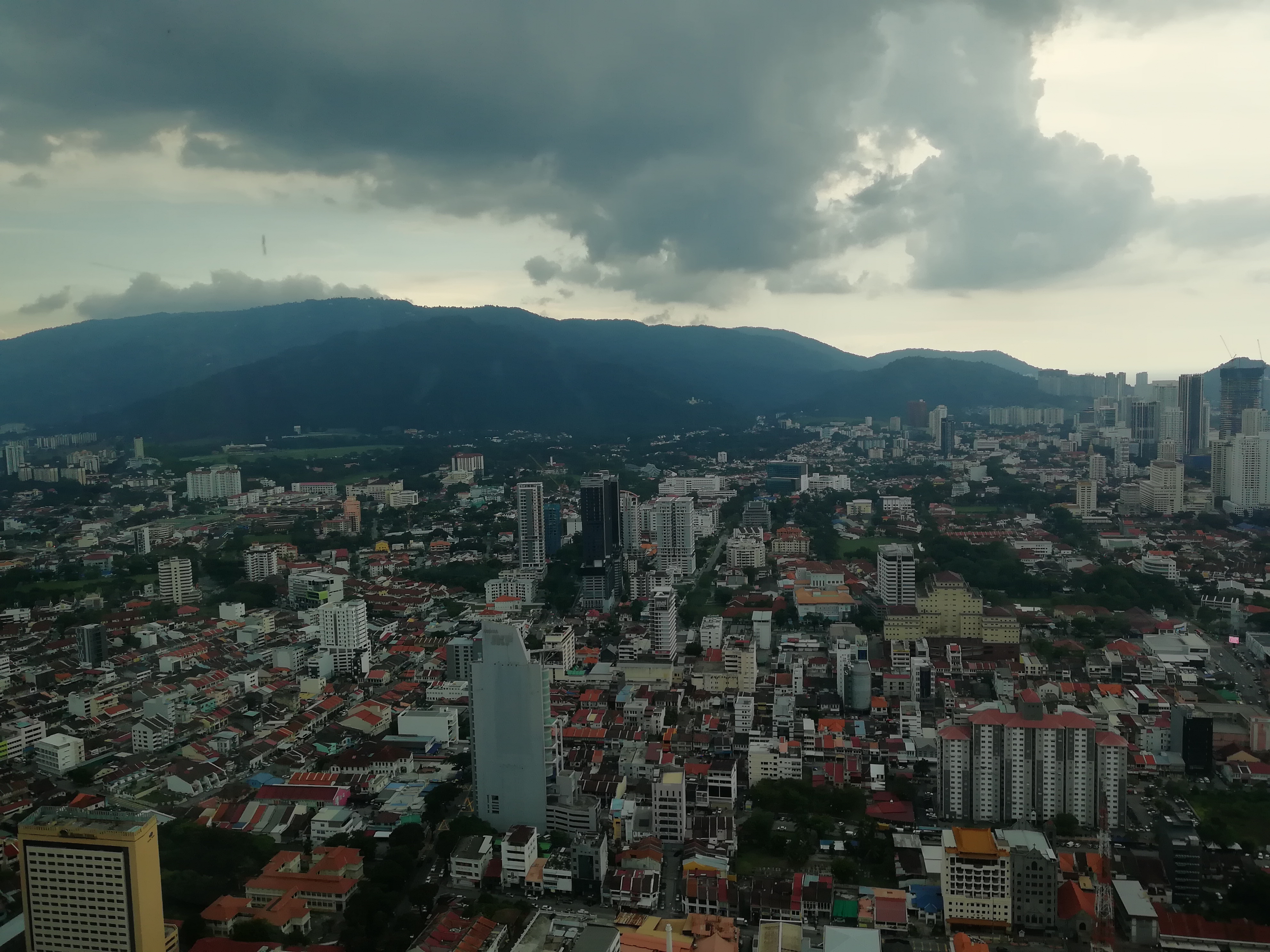 Penang city and hills viewed from The TOP, Komtar, photographed by LEE 003 in June 2022